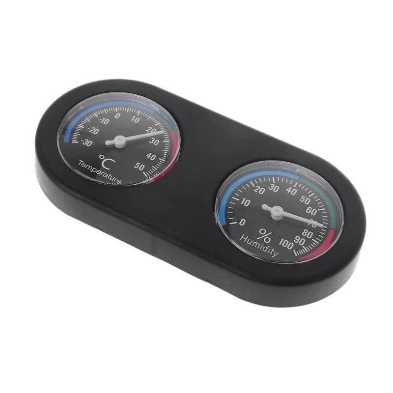 Reptiles Thermomètre Terrarium Température Humidité Moniteur Cadran Thermomètre Hygromètre pour Léza