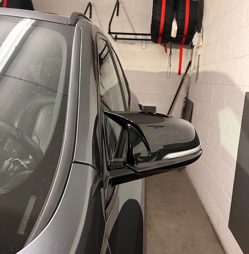 Couvercle de rétroviseur en fibre de carbone noire, aile latérale modifiée, pour BMW X2 F39 Z4 G29 2