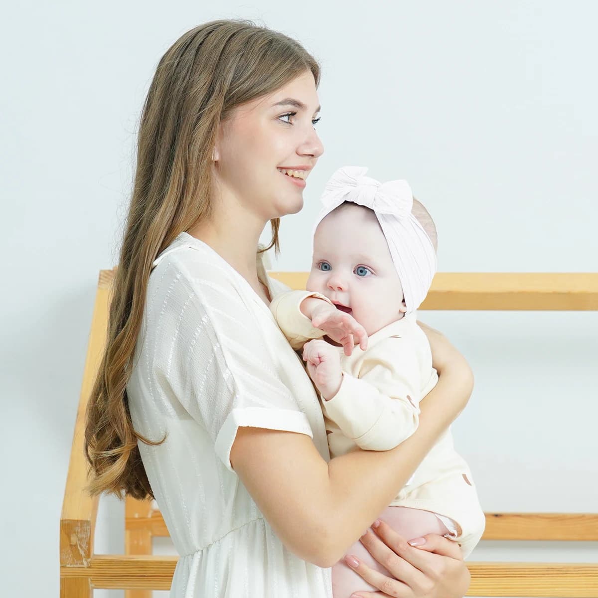 Ensemble de bandeaux pour bébés filles, 5 pièces, bandes de cheveux à nœud papillon pour nouveau-né,