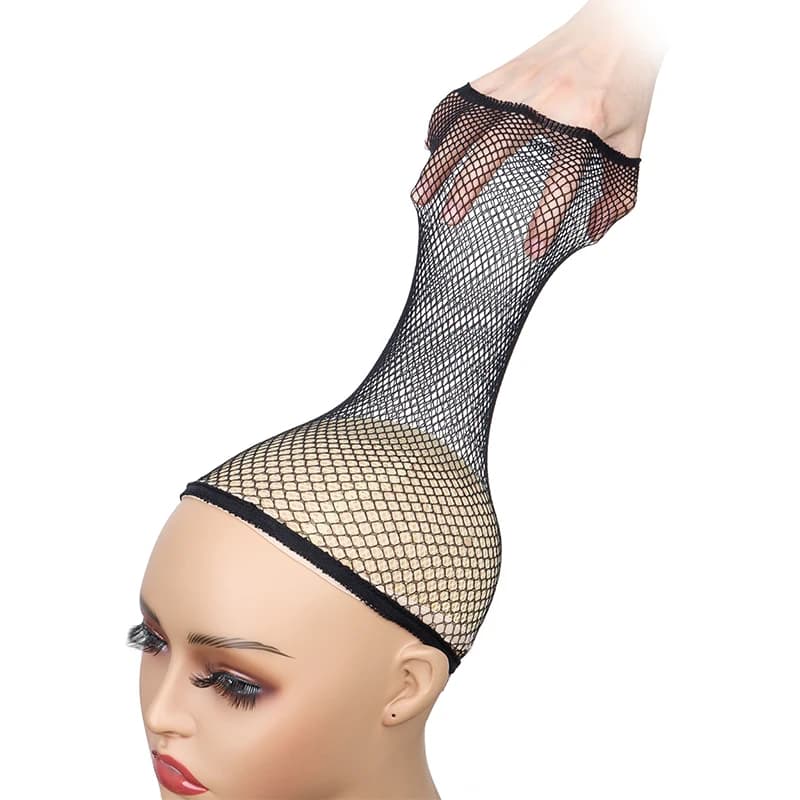 Filets à cheveux bonne qualité maille tissage noir perruque filet à cheveux faisant des casquettes t