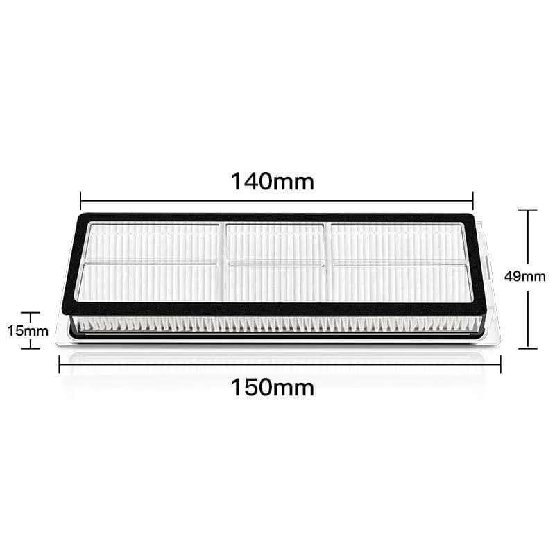 Kit de pièces de filtre HEPA pour aspirateur Robot Xiaomi Mijia 1C STYTJ01ZHM, brosse principale lat