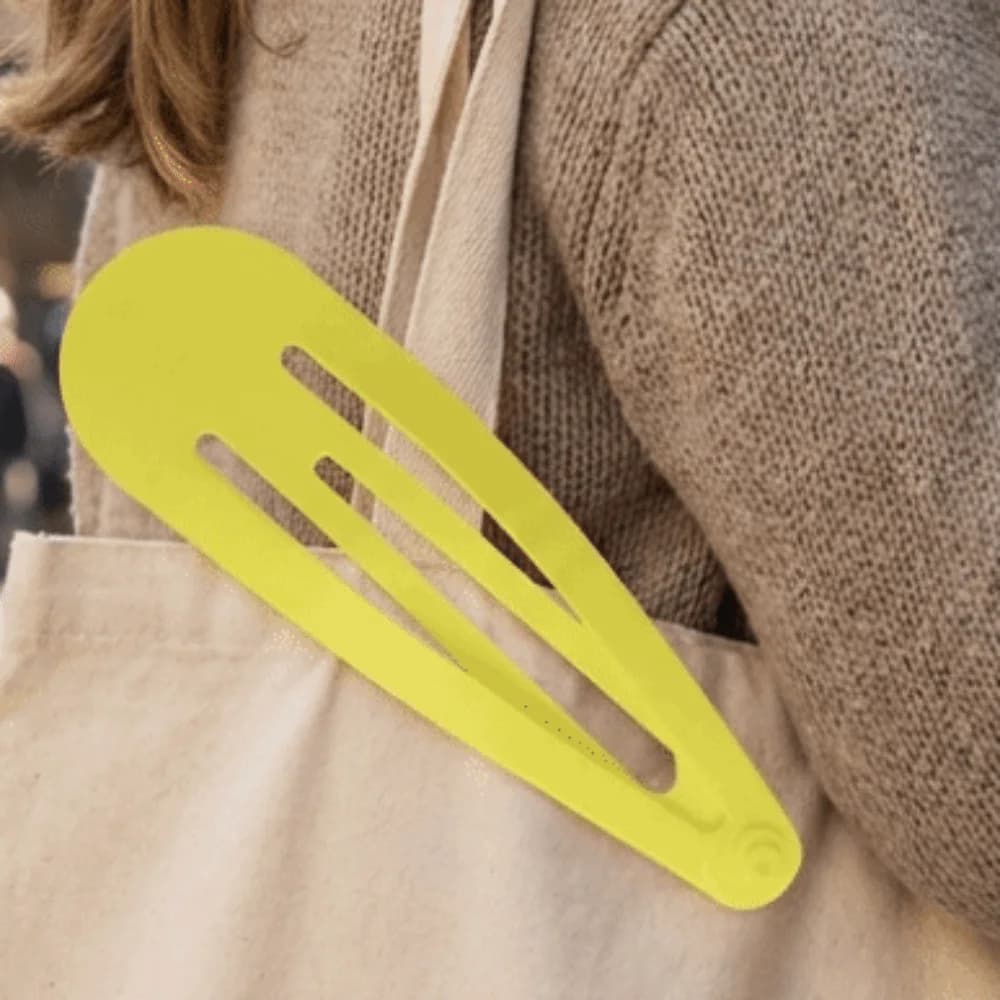 Pinces à cheveux extra-larges créatives et tendance, couleur unie, 28 cm, pour décoration de sac à d