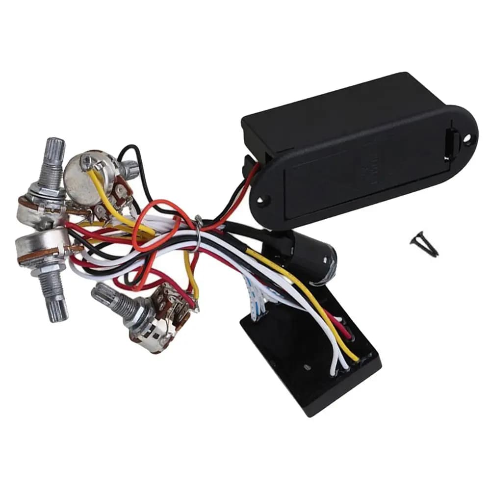 JEEQ-Préampli égaliseur pour basses actives, 2 bandes, circuit 514 et plus, noir