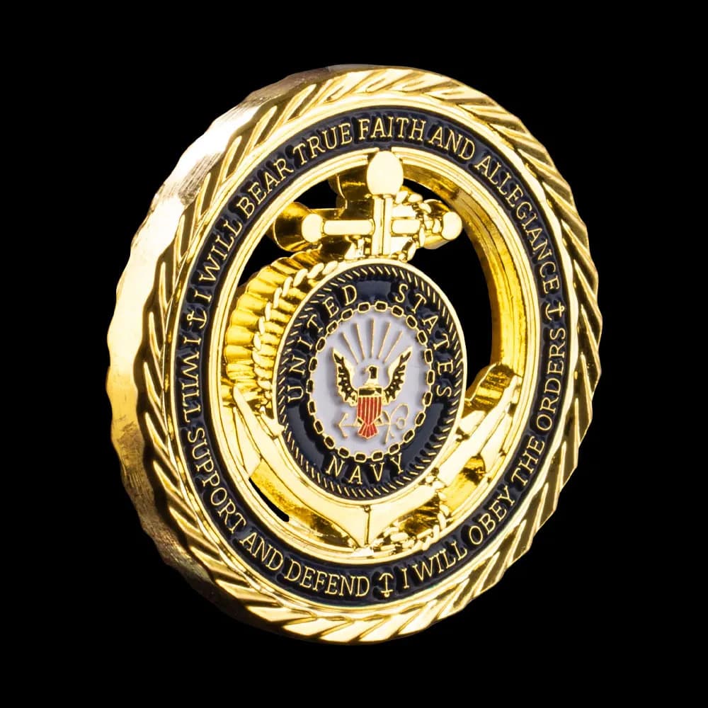 Pièce de défi de la marine des états-unis, pièces commémoratives USN, souvenirs et cadeaux du départ