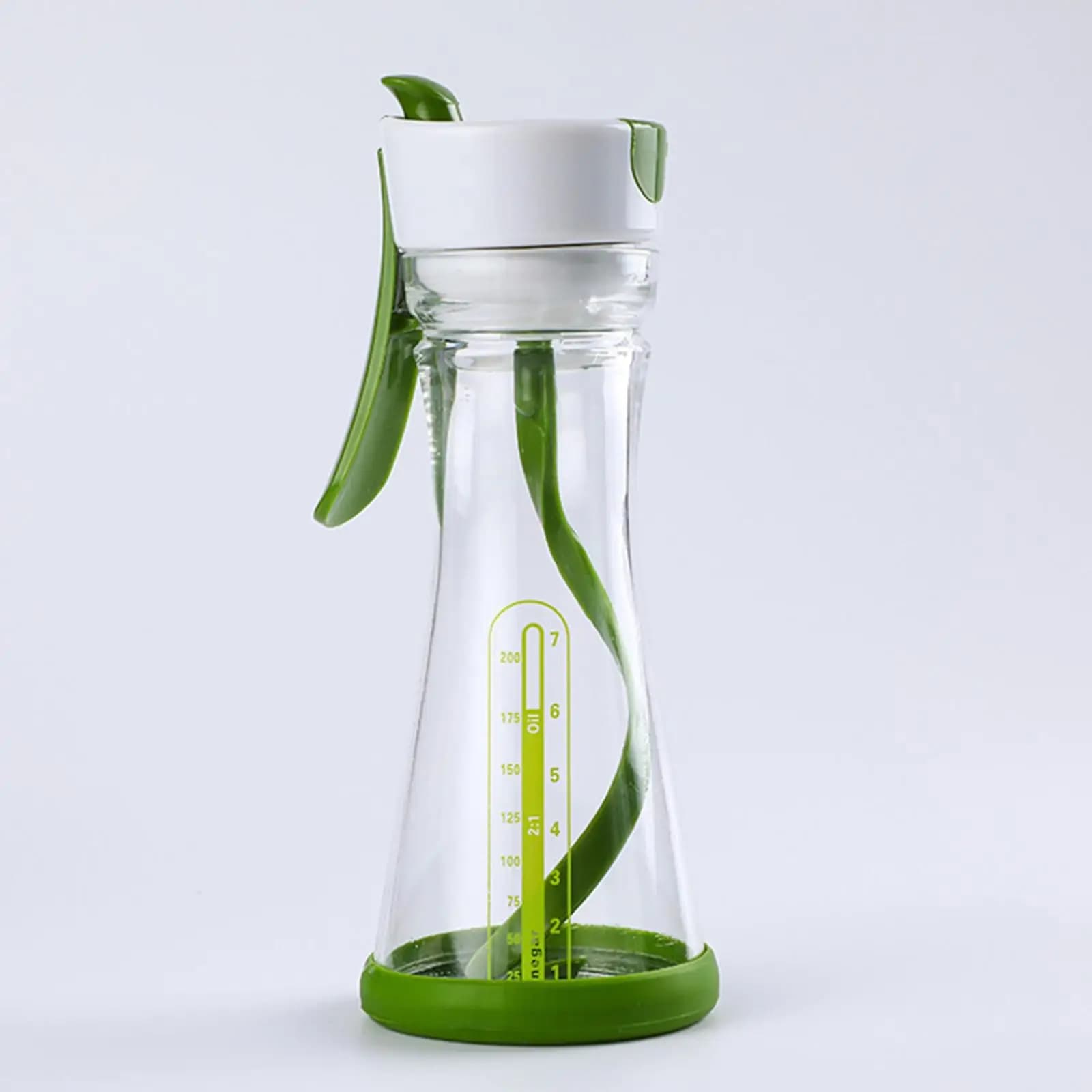 Shaker à salade 200ml Zones de versement faciles Conteneur de cordon de vinaigre fait maison aissces