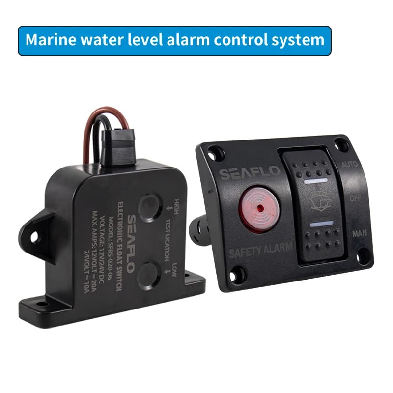 Panneau de commutation de détection de niveau d'eau Marine, système d'alarme automatique, pompe de c