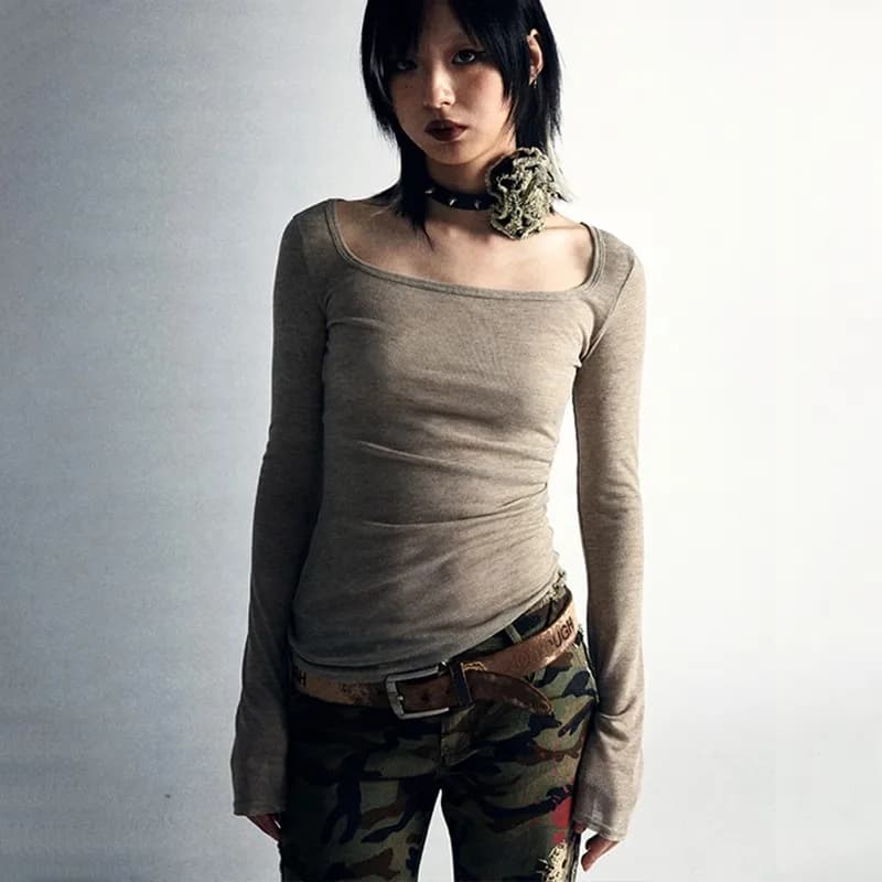 Karrcat-T-shirt Punk Irrégulier Gothique Y2k, Streetwear, Esthétique Grunge avec Espèce Y-Vintage, T