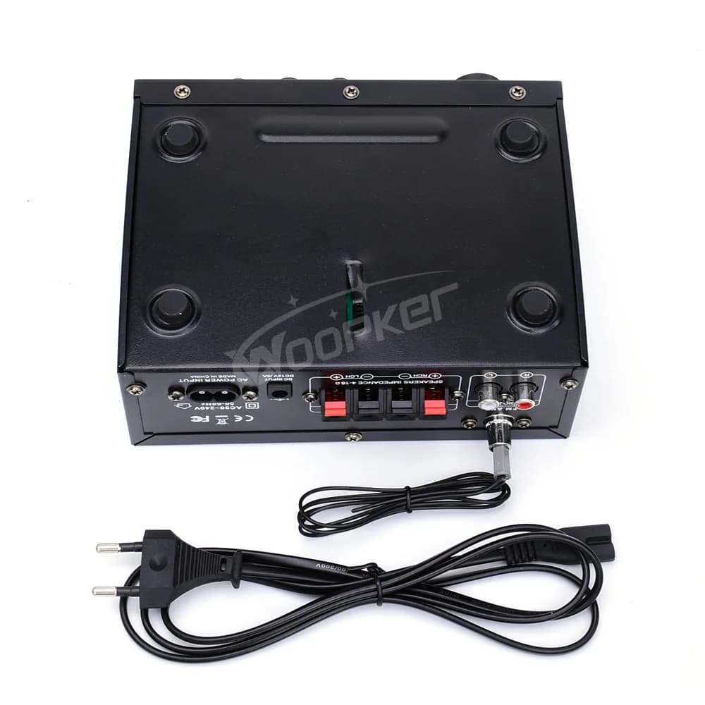 Woopker amplificateur de puissance stéréo AK45 Pro Max 820W 2 canaux Bluetooth 5.0 lecteur d'ampli H