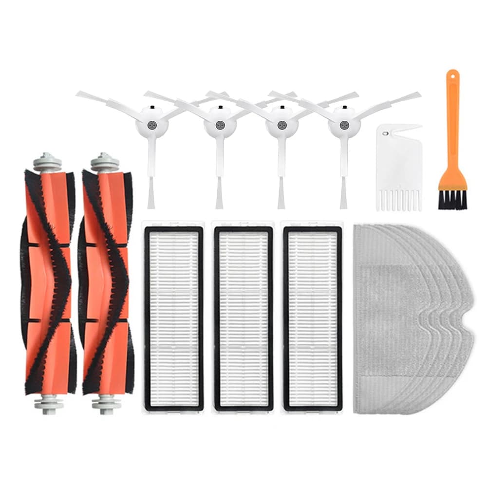 Kit de pièces de rechange pour aspirateur Robot Xiaomi Mijia 1 1s Mi, filtre HEPA, rouleau de vadrou