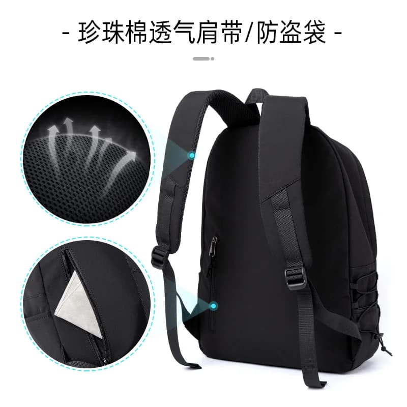 Sac à dos Oxford pour hommes, léger, Simple, pour ordinateur portable de 14 pouces, unisexe, décontr