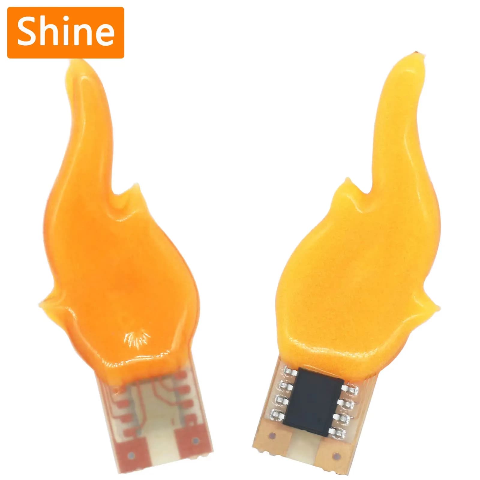LED DC3v 5v bougie flamme lampe cob DC3.7v LED ampoule Diode fête Camping décoration maison ampoule 