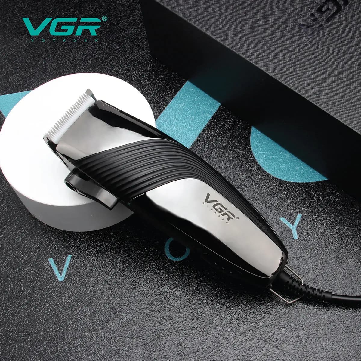 Vgaz121-Tondeuse à cheveux électrique professionnelle réglable pour hommes, machine de coupe de chev