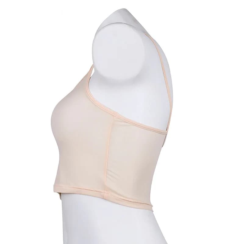 Haut court transparent pour femme, sous-vêtement, lingerie, sexy, ultra-mince, précieux, bretelles g