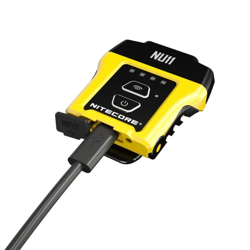 NITECORE-Lampe de sauna NU11 avec capteur de mouvement, lumière de course aste, lumière légère, batt
