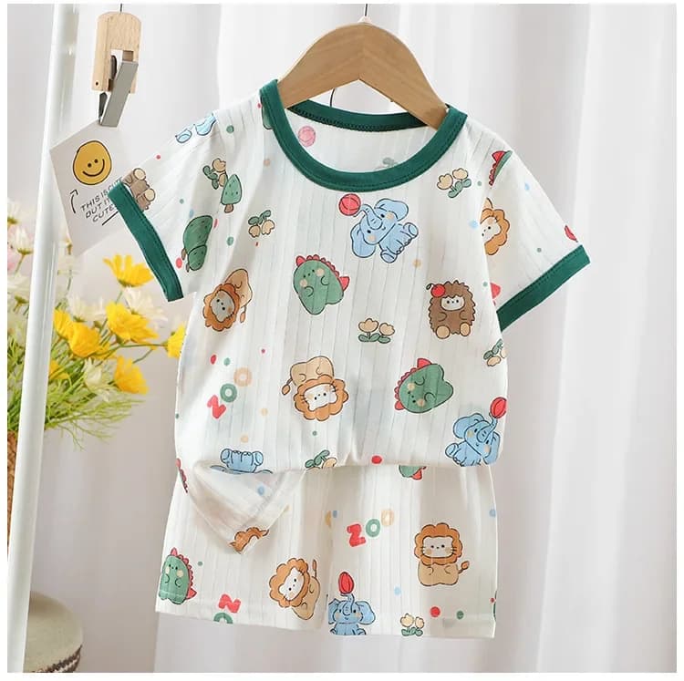 Vêtements d'été pour enfants, ensemble short à manches courtes, t-shirts pour bébés garçons et fille