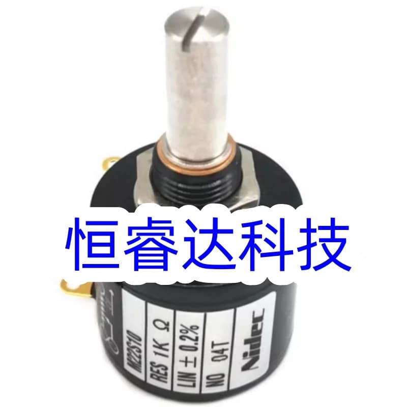 Potentiomètre multi-cercles, interrupteur 10 tours, M22S10 200R 1K 2K 5K 10K 20K 50K 100K, diamètre 