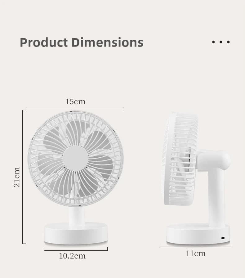 Mini ventilateur de Table USB 4 vitesses ventilateur de refroidissement de Table de bureau Portable 