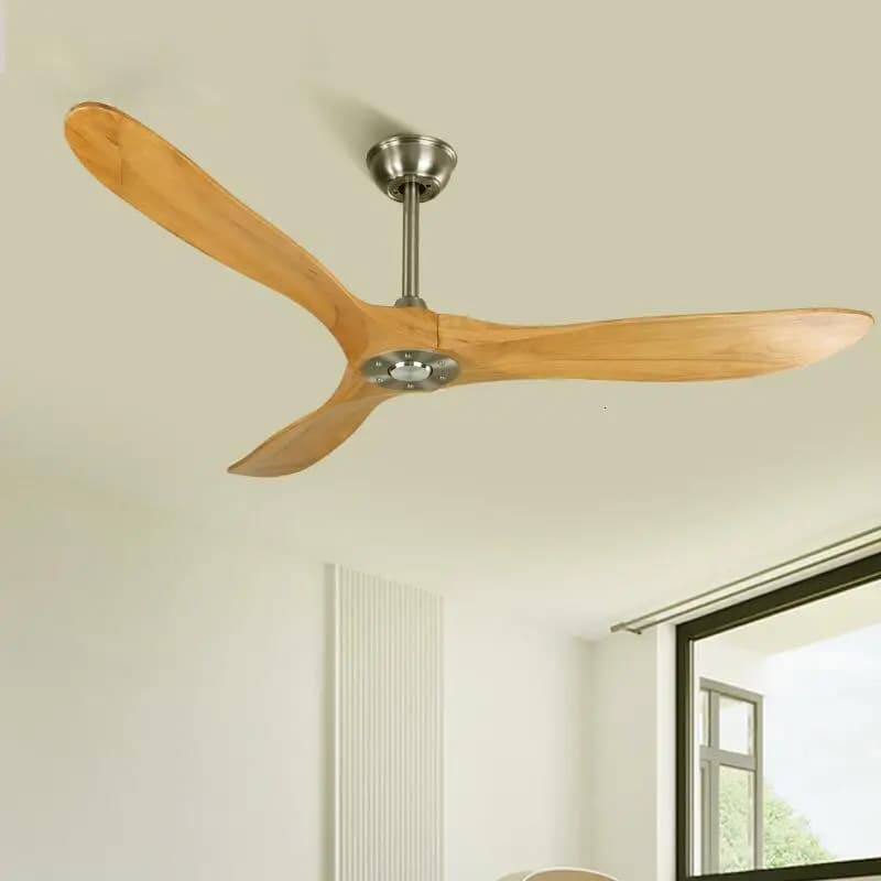 Grand ventilateur de plafond de 60 à 70 pouces, télécommande uniquement, moteur à courant continu, p