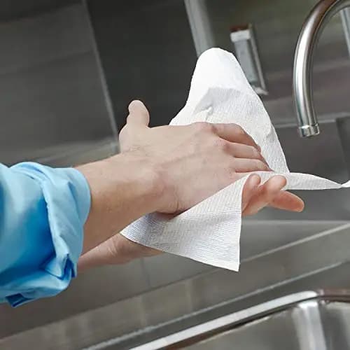 Serviettes en papier sec en tissu Zigzag |   Double couche laminée |   Pack de 3000 pièces