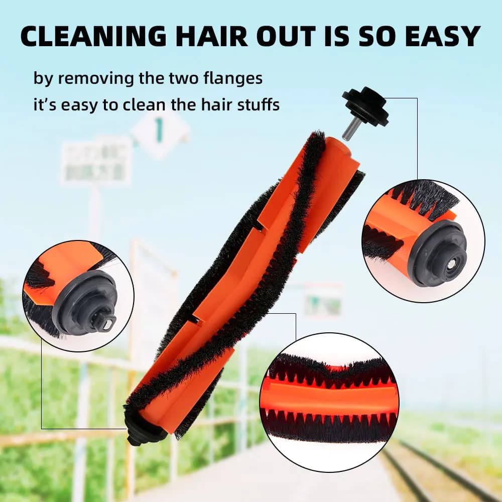 Pour Xiaomi Viomi V3 Max Robot aspirateur brosse latérale principale filtre Hepa vadrouille chiffon 