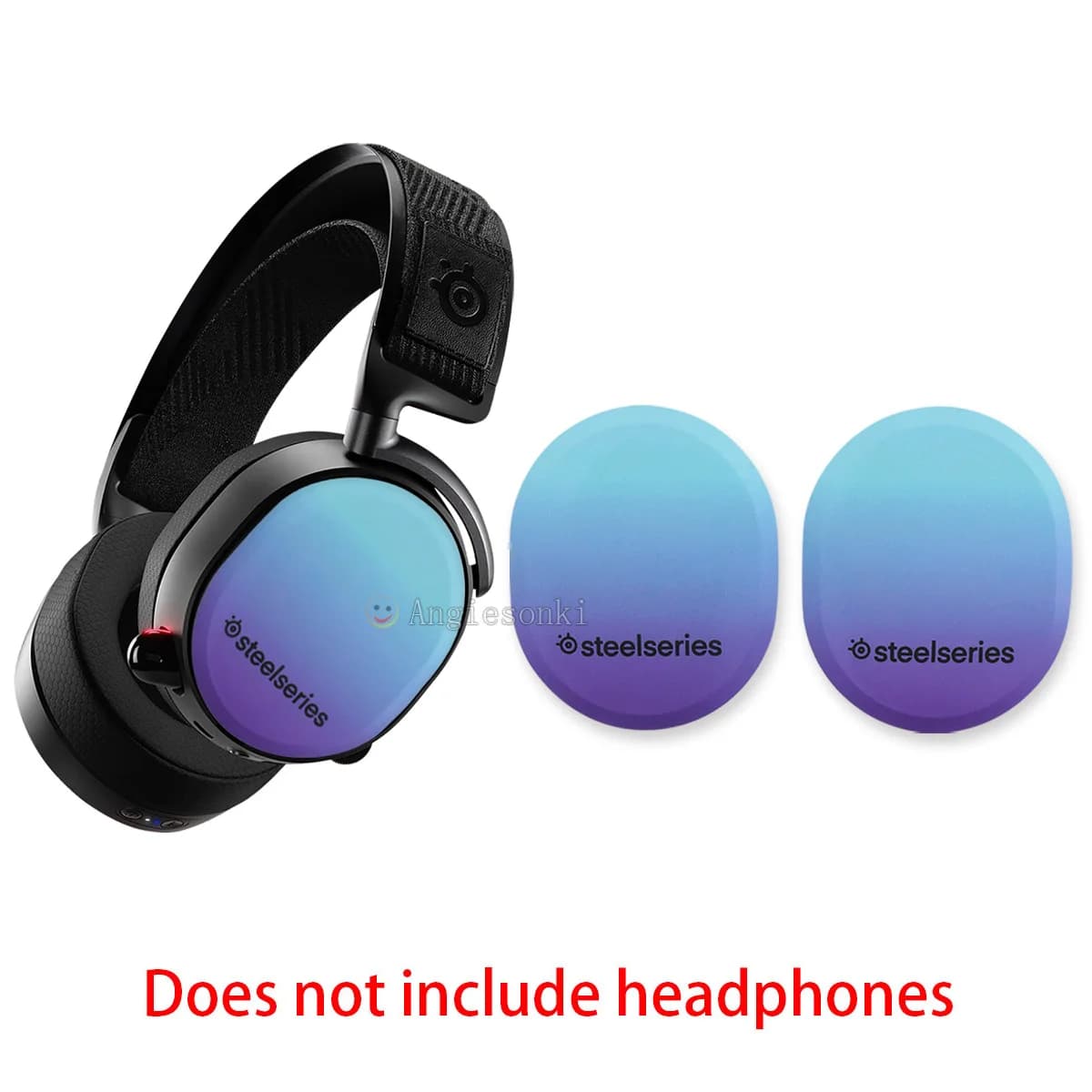 1 paire de couvercles latéraux pour casque sans fil Steel.Series Arctis Pro, aimant multicolore