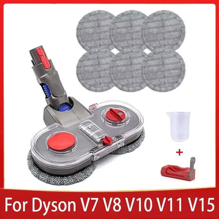 Tête de vadrouille pour aspirateur Dyson V7 V8 V10 V11 V15, fixation de vadrouille électrique avec r
