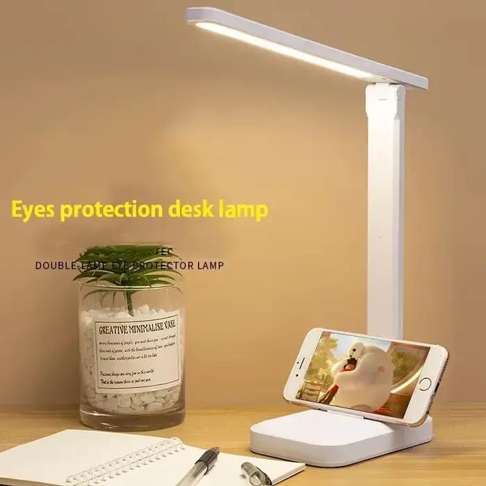 Lampe de Table Protection des yeux tactile lumière LED à intensité variable étudiant dortoir chambre