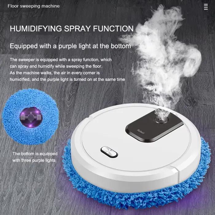 Nouveau Robot aspirateur intelligent de balayage et de vadrouille, nettoyage sec et humide, appareil