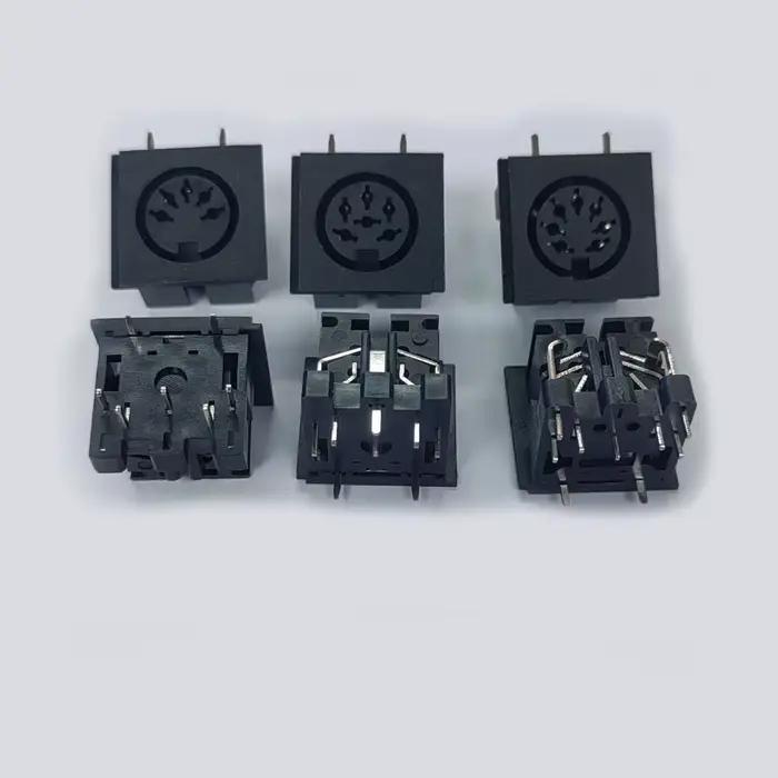 50 pièces/lot grand Terminal S DIN4/DIN5/DIN6/DIN7/DIN8 connecteur de prise femelle 4P/5P/6P/7P/8P p