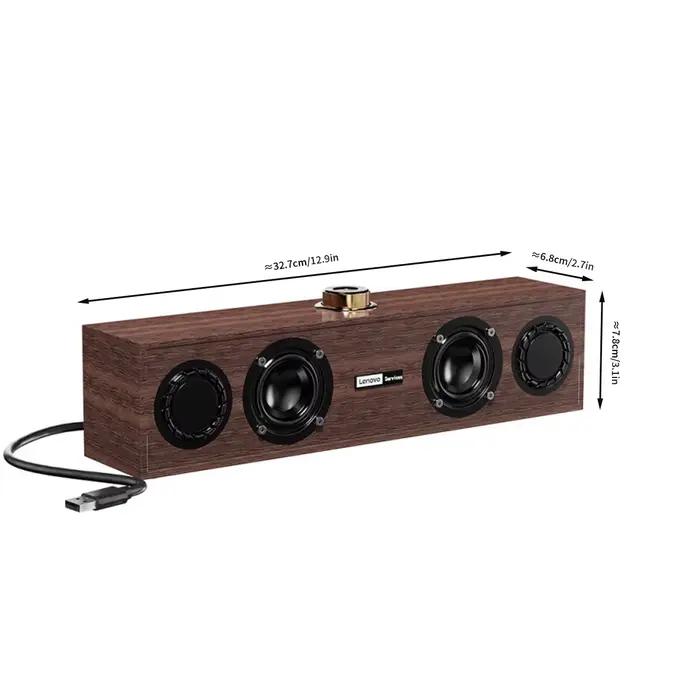 Haut-parleur multimédia Lenovo C02, haut-parleur Bluetooth, haut-parleur double mode filaire/Bluetoo