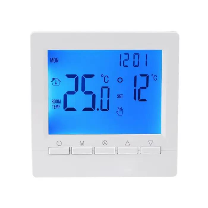 Thermostat de chaudière à gaz numérique 3A, régulateur de température ambiante Programmable hebdomad