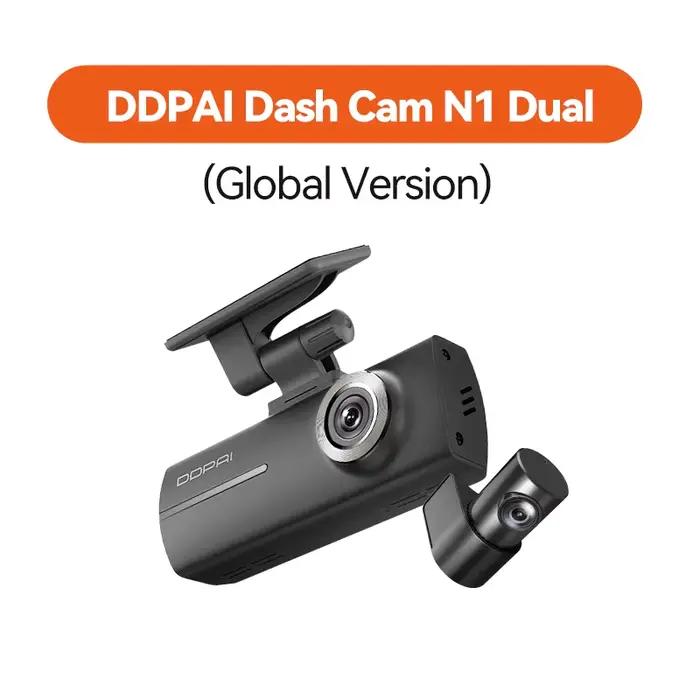 DDPAI Dash Cam N1 double enregistrement avant et arrière NightVIS 1296P Dash Cam enregistreur voitur