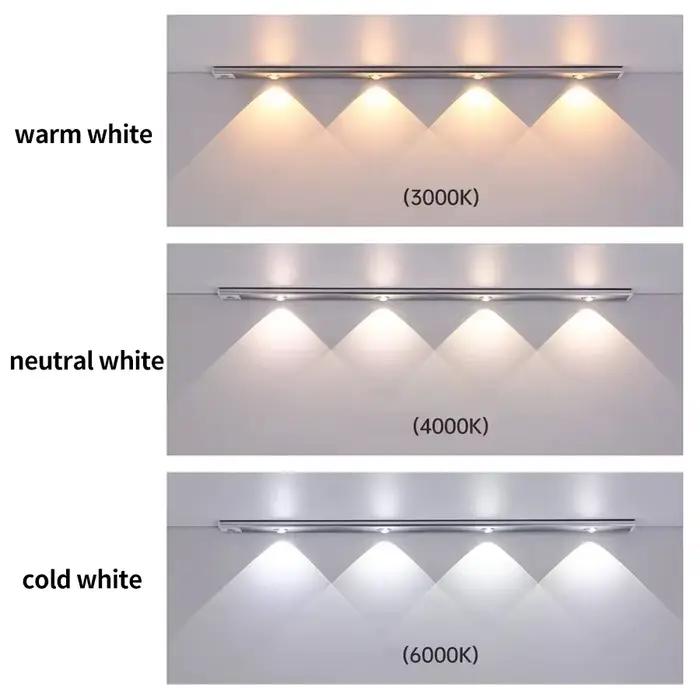 LED cuisine sous armoire lumière USB Rechargeable capteur de mouvement barre lumineuse pour cuisine