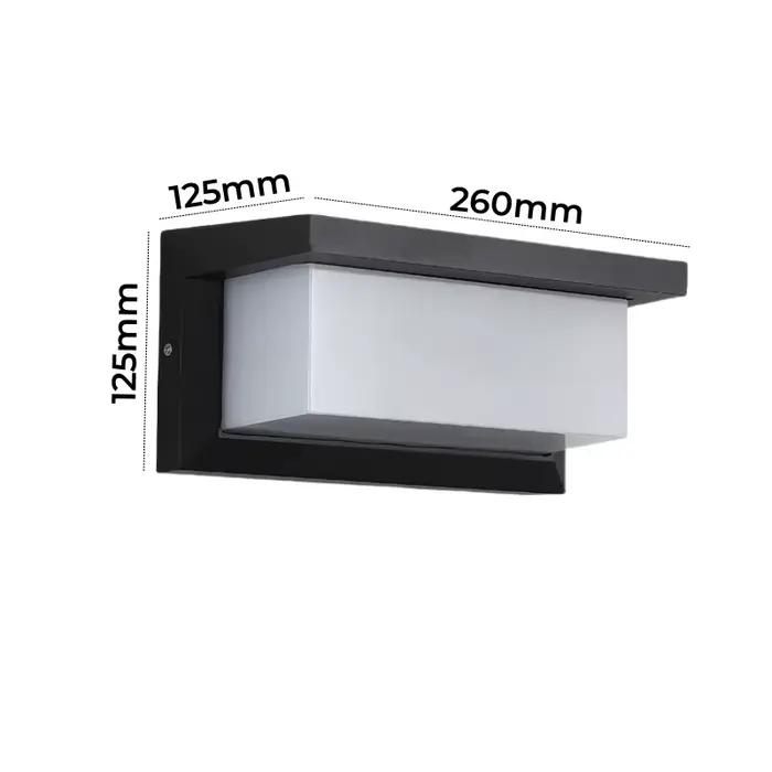 Applique murale extérieure LED moderne E27 étanche IP65 en aluminium porche lumière jardin clôture r