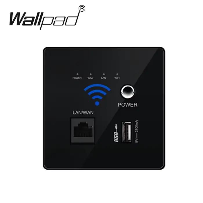 I-Router-Prise murale sans fil intégrée, chargeur de téléphone, panneau de prise de charge USB WiFi,