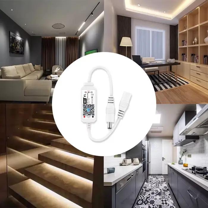 Magic Home Wifi LED bande lumineuse contrôleur APP commande vocale pour bande lumineuse monochrome v