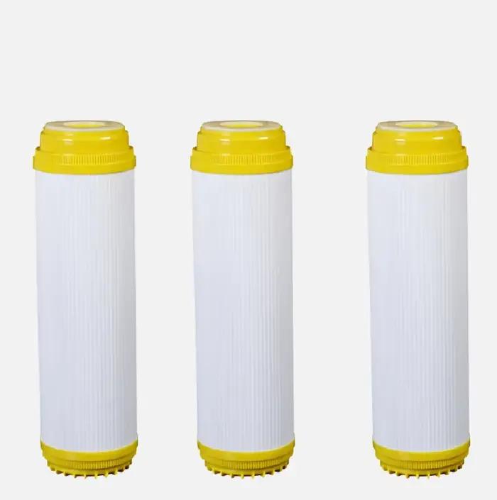 Cartouche filtrante en résine de 10 pouces, échange d'ions d'eau Pure adoucie, élimine le détartrage