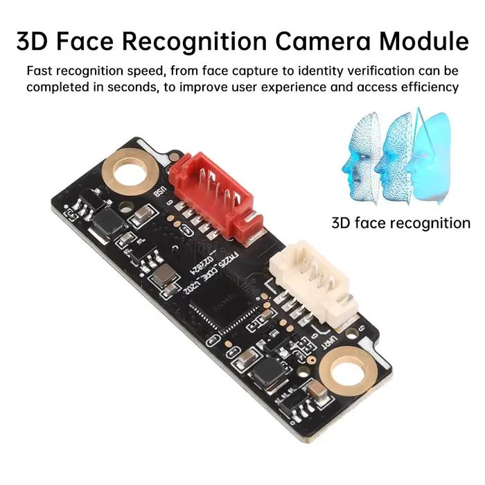Module de reconnaissance faciale IA FM225, caméra binoculaire infrarouge 3D IR, détection de vitalit