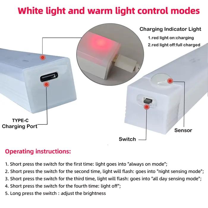 LED sans fil veilleuses capteur de mouvement lumières placard cuisine veilleuses chambre détecteur l
