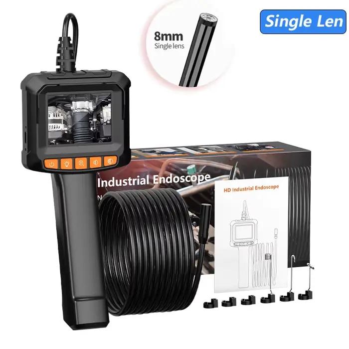 Caméra endoscopique industrielle 4.3 ", simple double objectif HD 1080P, Endoscope d'inspection de v