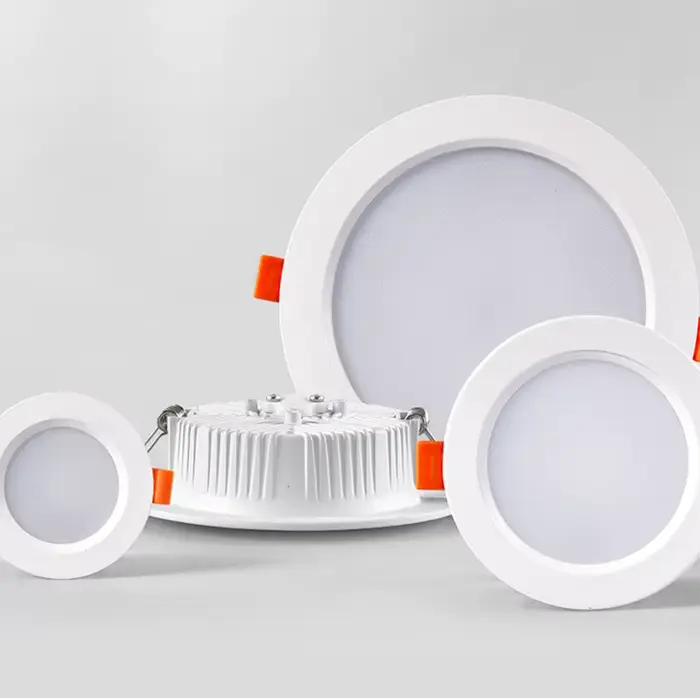 DC 12V LED Downlight plafonnier 24V projecteur 3W 5W 7W 9W 12W Grille encastrée Ultra-mince tension