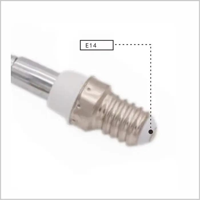 360 ℃ Coude E14 à E27 support de lampe allongé ampoule LED Base lampe douille 195mm 295mm 395m 495