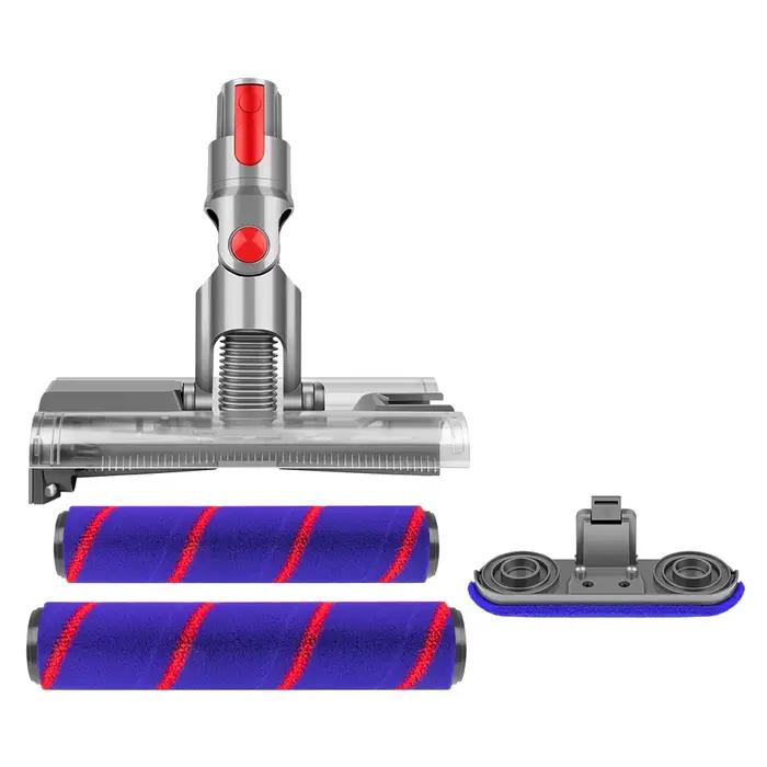 Pièces d'aspirateur pour Dyson V7 V8 V10 V11 V15, tête de brosse à Double rouleau souple rotative, l