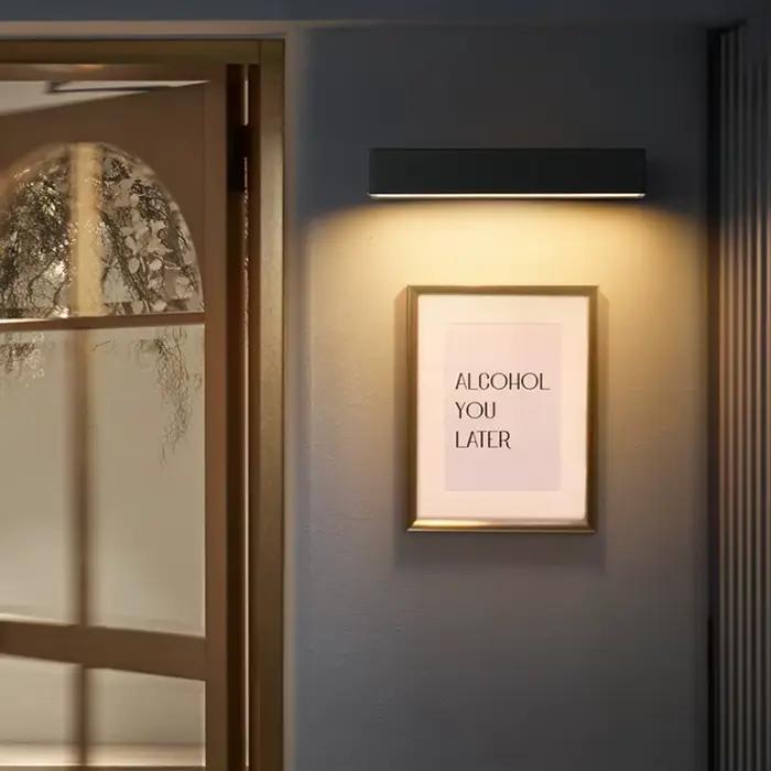 12W 18W 30W mur LED lampe extérieure bande étanche appliques murales porche signe éclairage cour jar