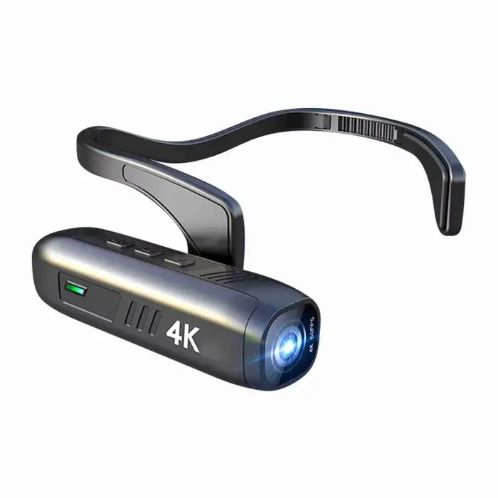 Caméra montée sur la tête 4K 30FPS Anti-secouement et 120 ° Caméra vidéo à objectif grand angle, c