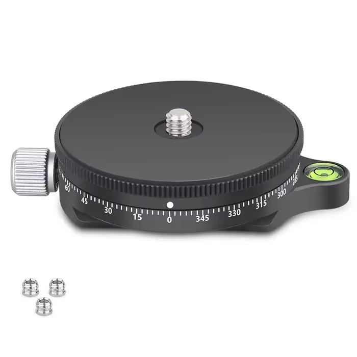 ARTCISE 360 ° Base panoramique de caméra en aluminium CNC, avec plaque de Style Arca Swiss, pour t
