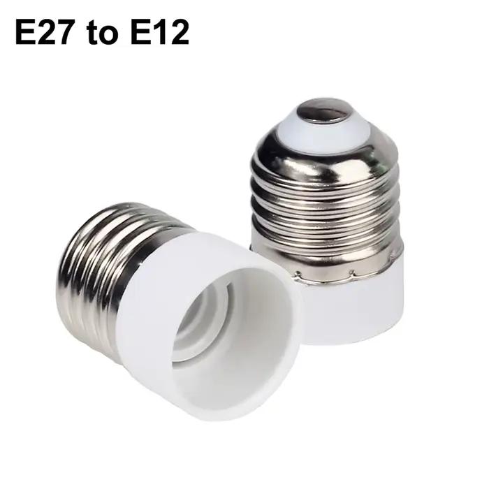 Convertisseur d'ampoule E27 mâle à E12 E14 E40 B22 MR16 G4 G9 GU10 femelle, douille d'ampoule pour é