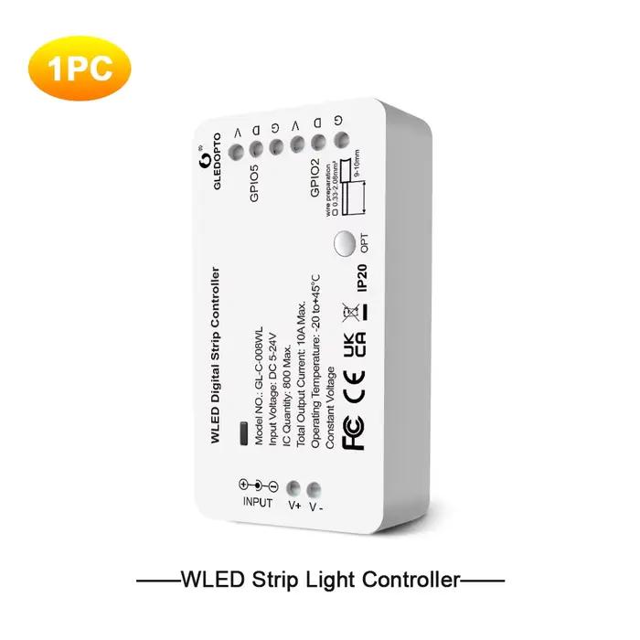 GLEDOPTO-Contrôleur intelligent de bande LED WLED, mode d'éclairage dynamique 100, bricolage, Wi-Fi,