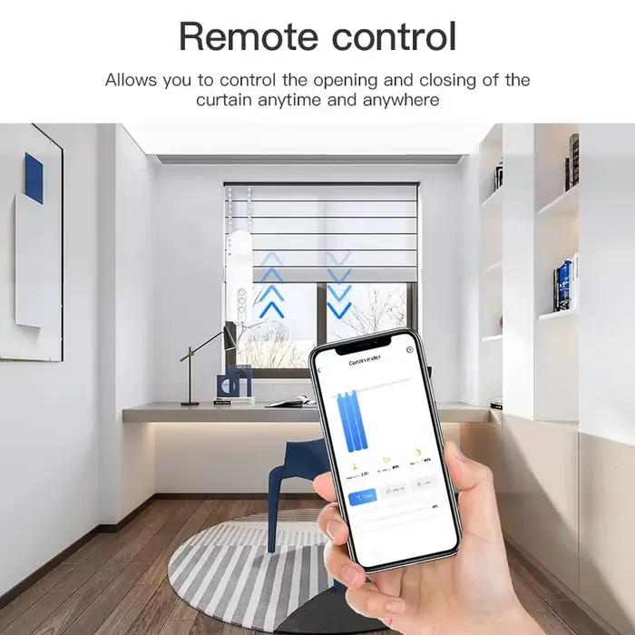 Tuya Zigbee – moteur de store intelligent, volet roulant électrique automatique, ombres, Robot, cont