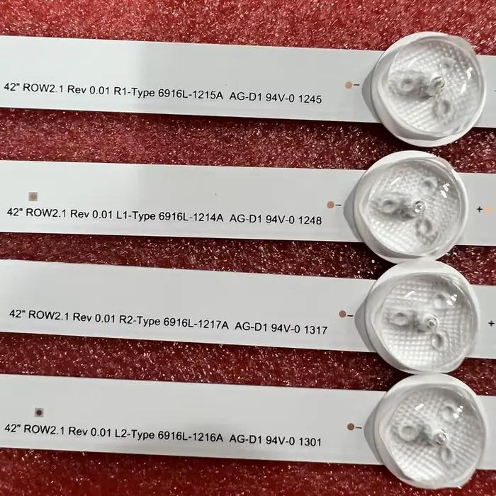 Rétro-éclairage LED pour TV 42LA620S 42LA615V 42LN5400-UA 6916L-1214A 1215A 1216A 1217A 1412A 1413A